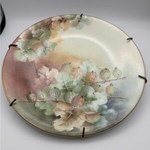 Antique French Porcelain Plate from D&C